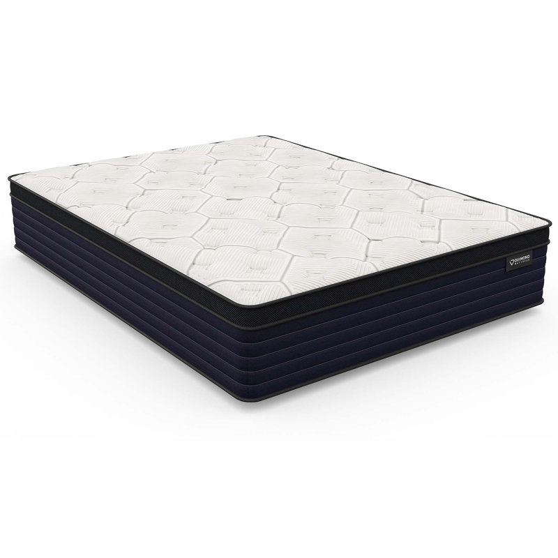 Cleo Cool Copper Ulta Support, mousse à mémoire de forme hybride avec luxueux plateau Euro 14 po, Très grand simple