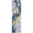 Machine Washable Indoor/Outdoor Claudian ACN1524 Blue Rug-109535604