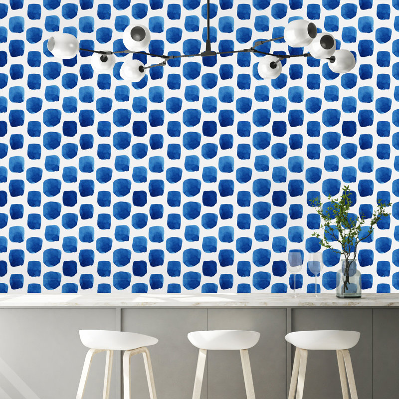 Peel & Stick Geometric Roll, 16.67" L x 25" W