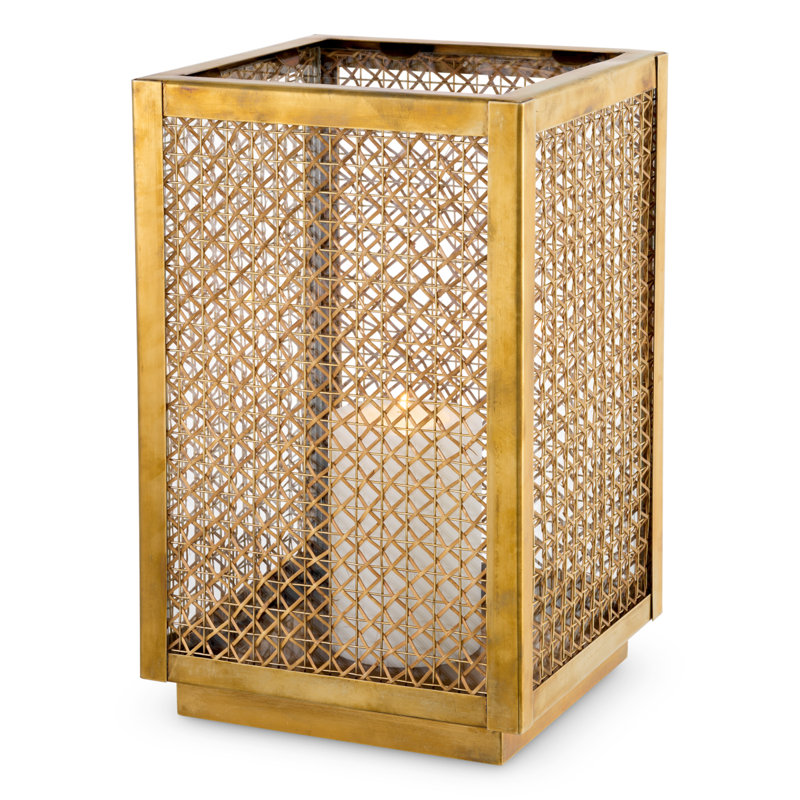 Cairo Hurricane Candle Holder, 15.94" H x 10.04" W x 10.04" D