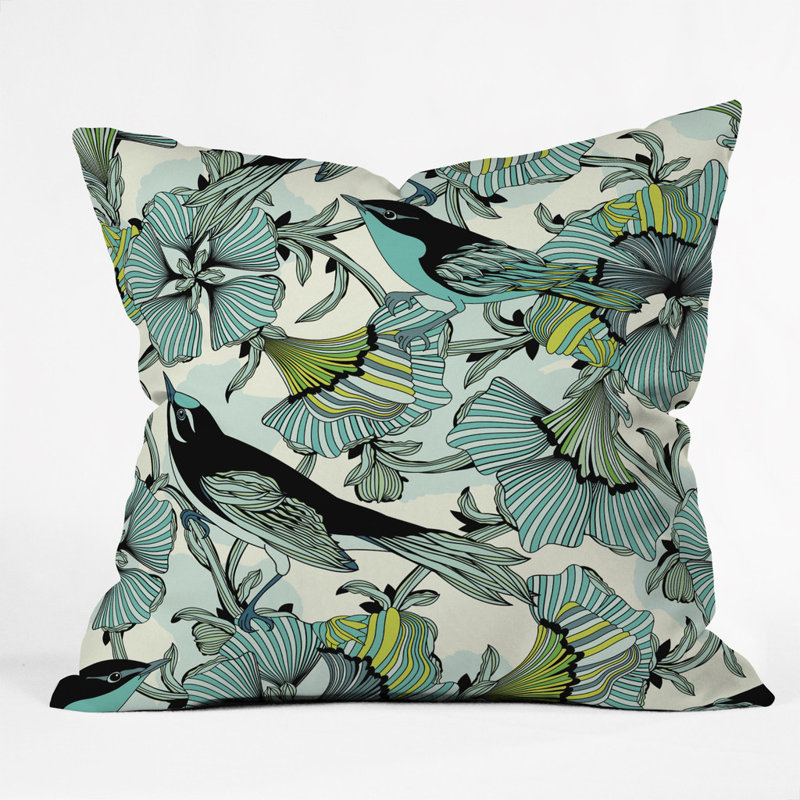 Polyester Throw Pillow, 16" x 16"