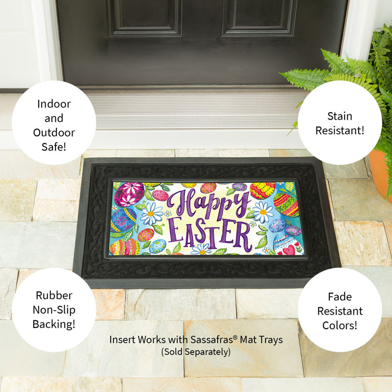 Happy Easter Eggs Sassafras Switch Mat