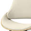 Chaise rembourrée Malden avec structure ergonomique en bois massif et style Mid-Century moderne-87475788
