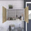 Table de chevet, deux tiroirs, une tablette-780176641