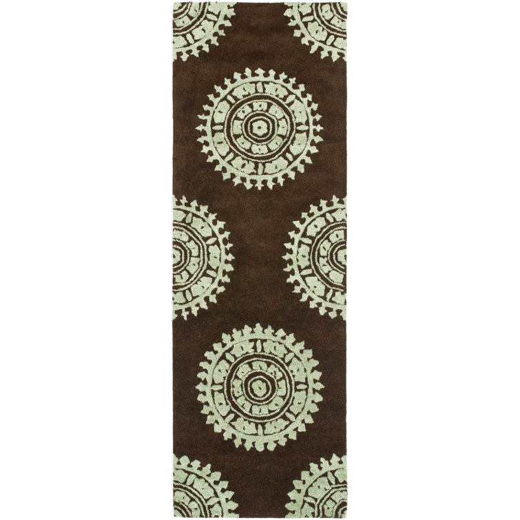 Candelo Hand Tufted Wool & Viscose Pile Floral Rug