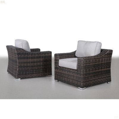 Chaise de patio avec coussins 2