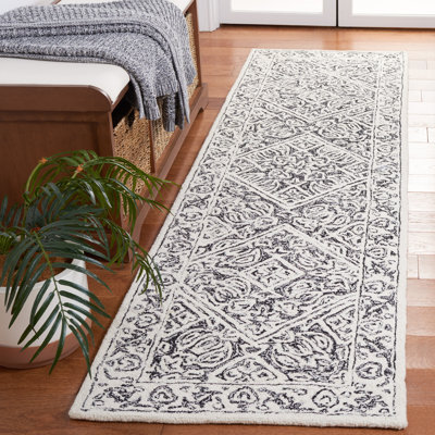 Tapis oriental en laine / coton touffeté à la main Dip Dye