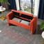 Banc de rangement rembourré de 52 pouces avec accoudoirs et grand repose-pieds pour siège de fenêtre-990943692