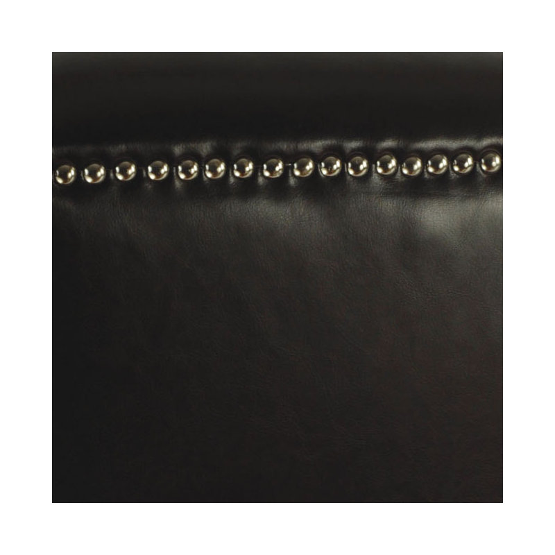 Maiden Upholstered Ottoman, Black