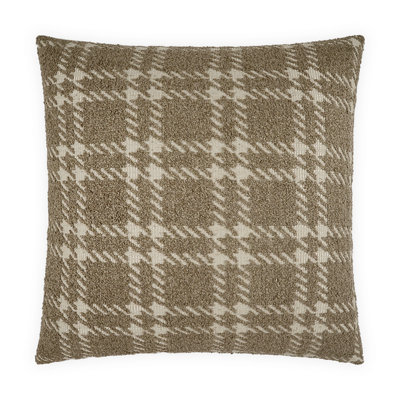 Sherlock Plaid Square Pillow Cover & Insert