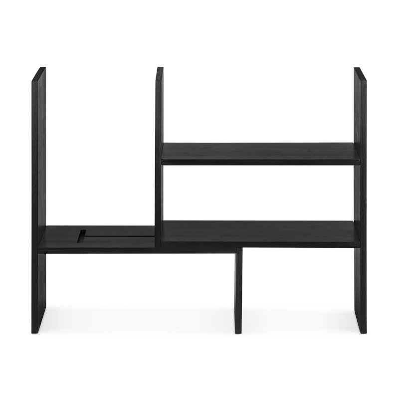 Holli Wood Desk Organiser, Black