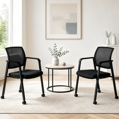 Ensemble de 2 chaises de conférence Costway