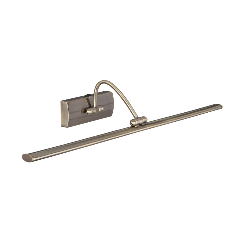51 -Light Hardwired LED Wall Mount Picture Light, Antique Brass
