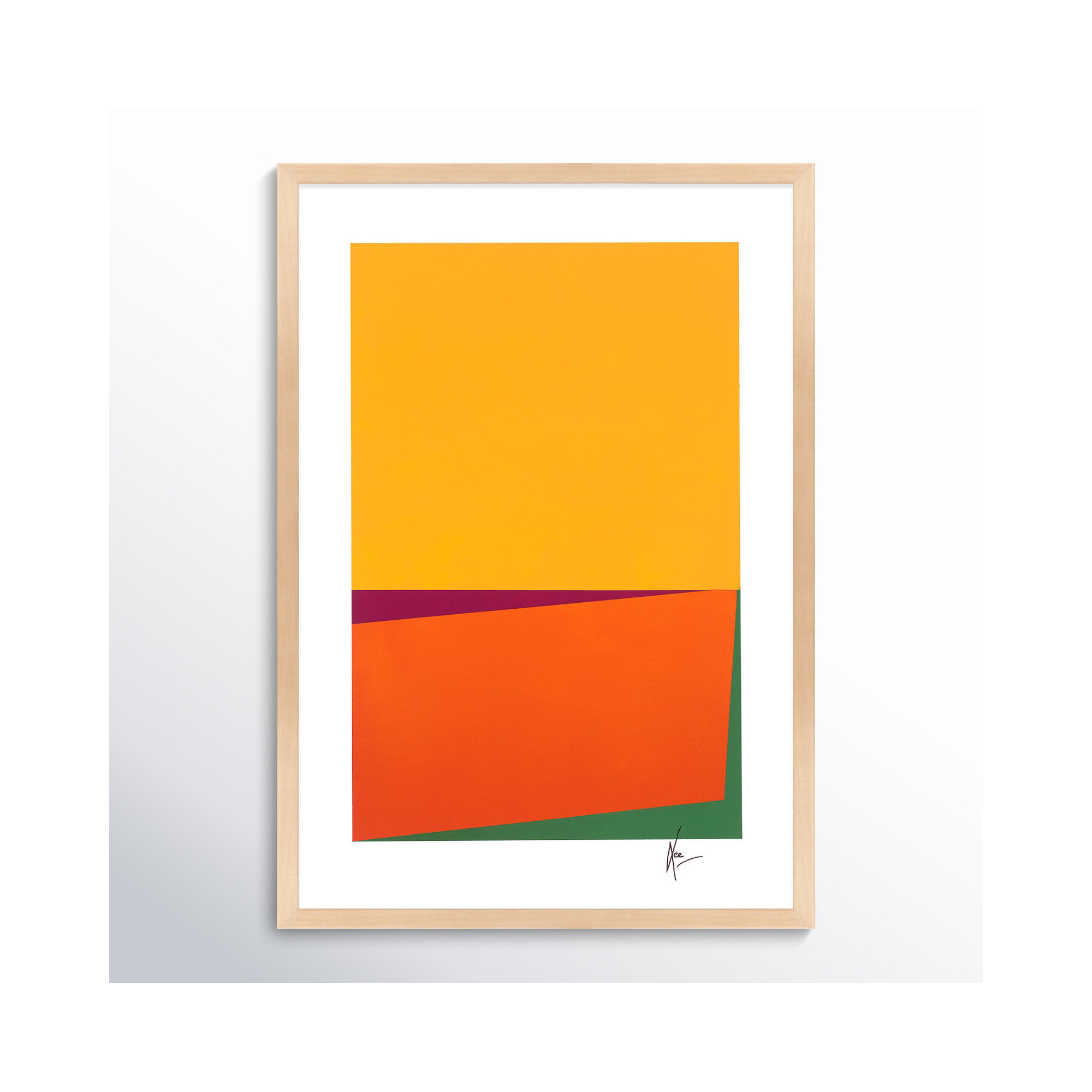 Sahara by Lee Lessem, 30" H x 21" W x 1.25" D, Black