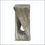 Table de bout Twist Shape - gris, texture semblable au bois, sans assemblage-129458337