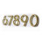 5 in. H Reflective Weather Resistant Self-Adhesive Surface Mount Floating Mount House Number-64013438-69292973