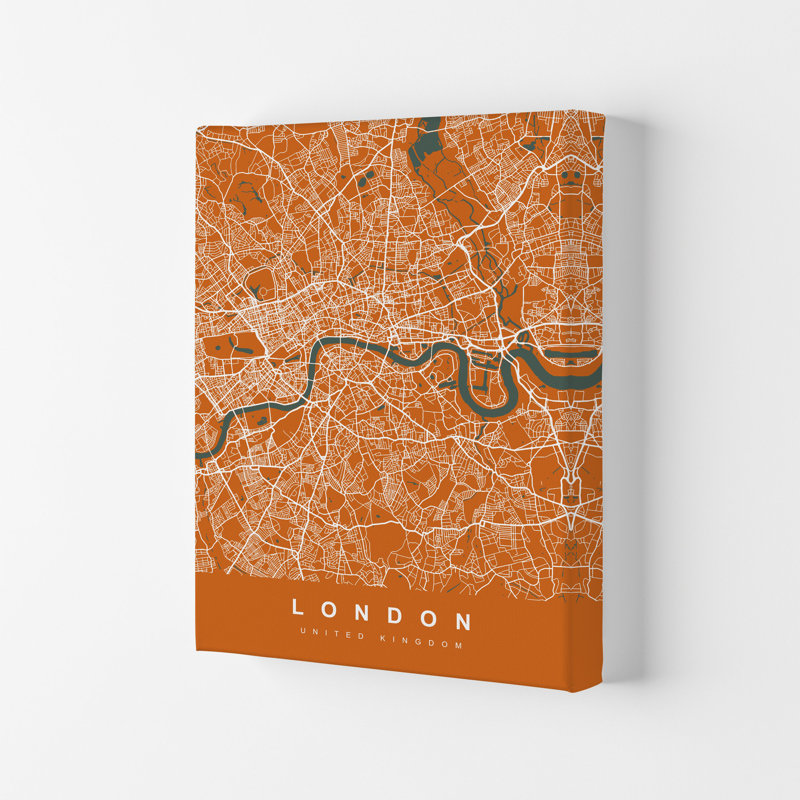 London I - Print, Wrapped Canvas, 42cm H x 29.7cm W x 4cm D