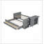 Lit plateforme simple en bois multifonctionnel avec bureau intégré et tablette de rangement pour une utilisation optimale de l'espace-1794105767