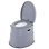 Toilette à bidet allongée à hauteur de confort de 1,3 gallon GPF VEVOR (siège inclus)