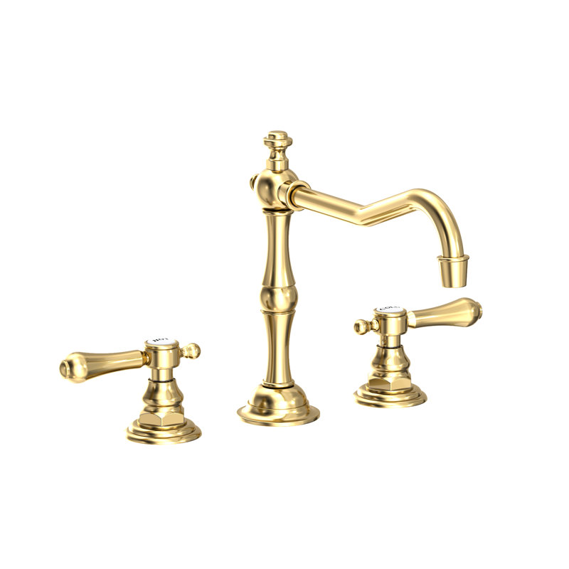 Chesterfield Double Handle Kitchen Faucet, Forever Brass (PVD), Lever