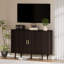Buffet 47 "avec portes coulissantes, tablettes réglables et armoire de rangement pour la cuisine, la salle à manger-2011670402