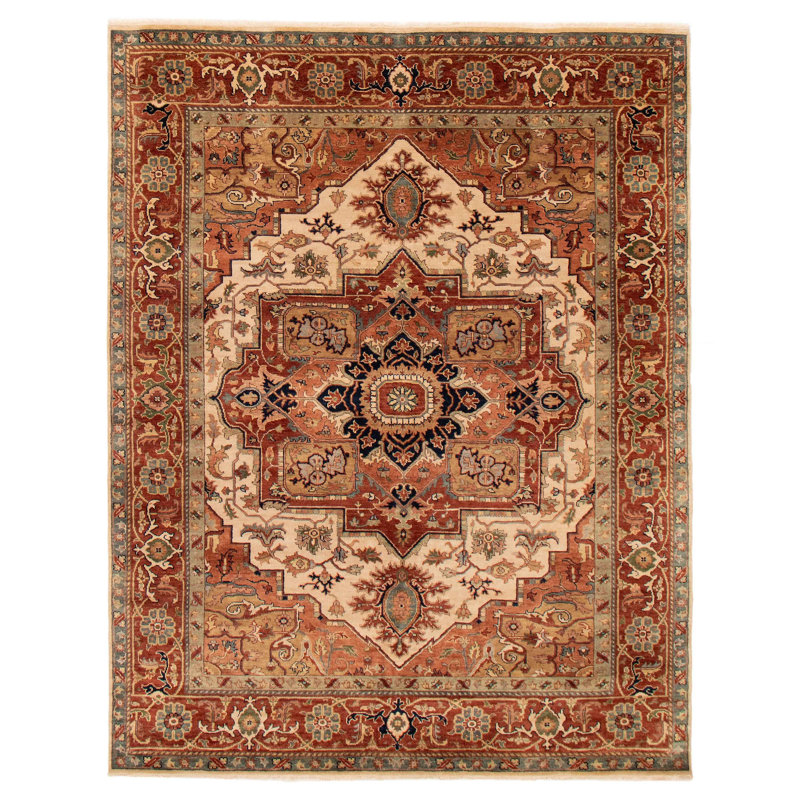 Tapis ivoire Jules Sultane 7 pi 8 po x 9 pi 9 po