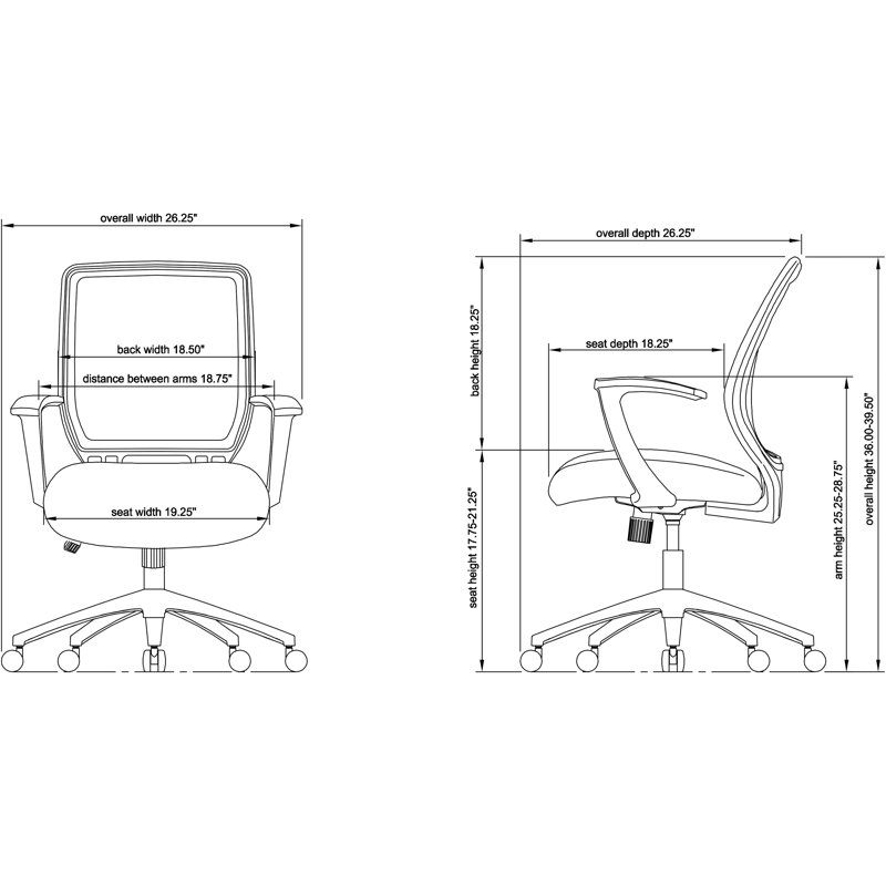Fauteuil de travail Lorell
