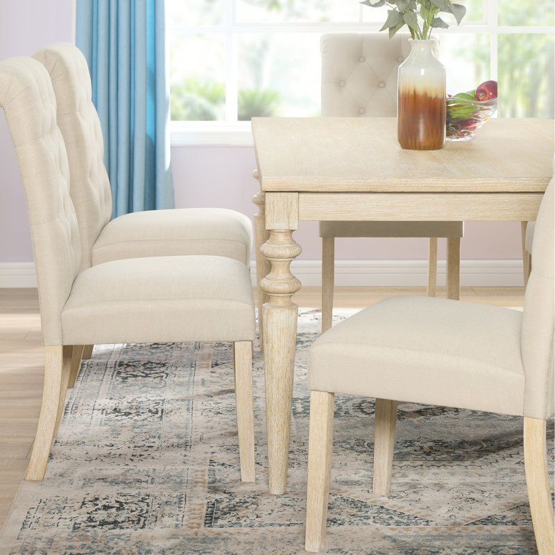 Table-boîte Urban Tea - pieds tournés en bois avec finition blanche câblée