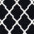 Rodgers Hand Woven Flat Weave Wool/Cotton Geometric Rug in Black/Ivory-283924049