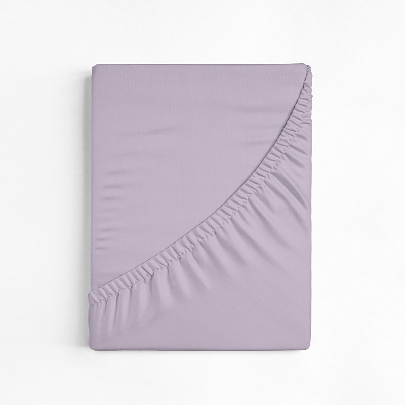100% Cotton Fitted Sheet, European Double (140 x 200 cm), Lavander