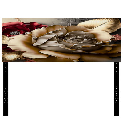 Kaileah - Tête de lit tapissier à motif floral