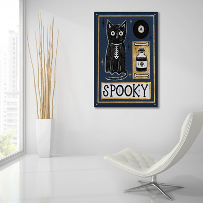 Art mural en verre «Frightful Wicked 3 Dark» par Melissa Averinos