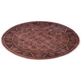 Overdyed Hand-Knotted Wool Modern-Contemporary Brown Area Rug 6' 1" x 6' 1"