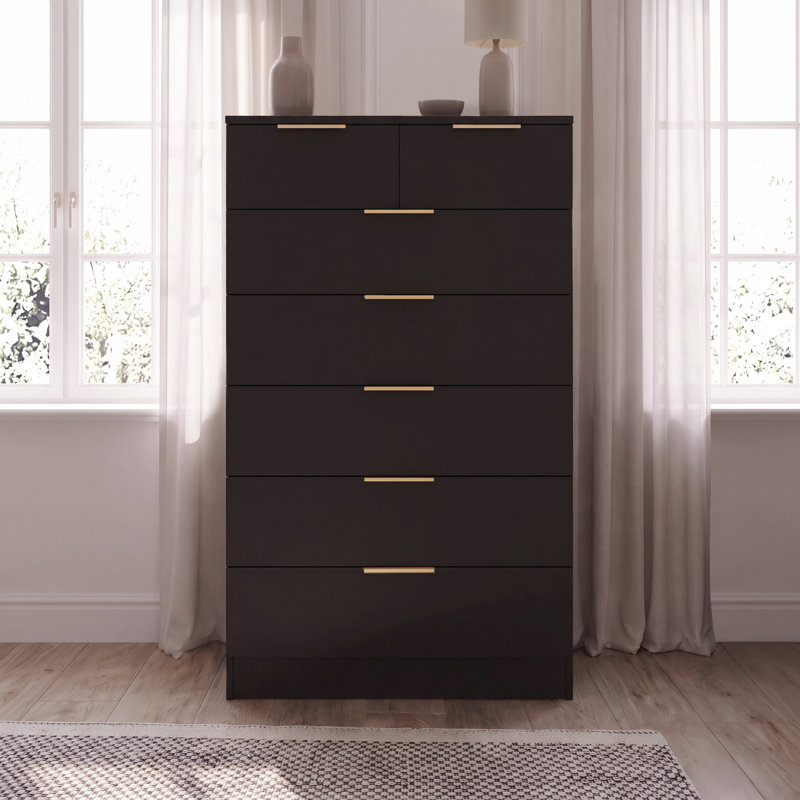 Glenhaven 4 Piece Bedroom Set, Pitch Black