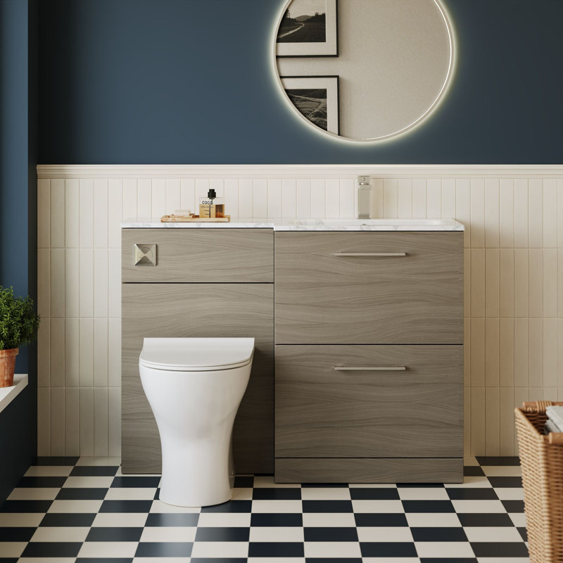 Arno 1105 mm Bathroom Vanity, Solace Oak
