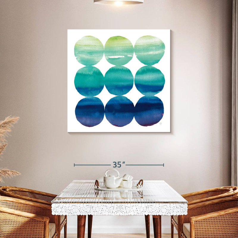 Avery Summer Dots II, 39" H x 39" W