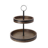 Mikasa Mango Wood Two-Tier Lazy Susan & Reviews | Wayfair