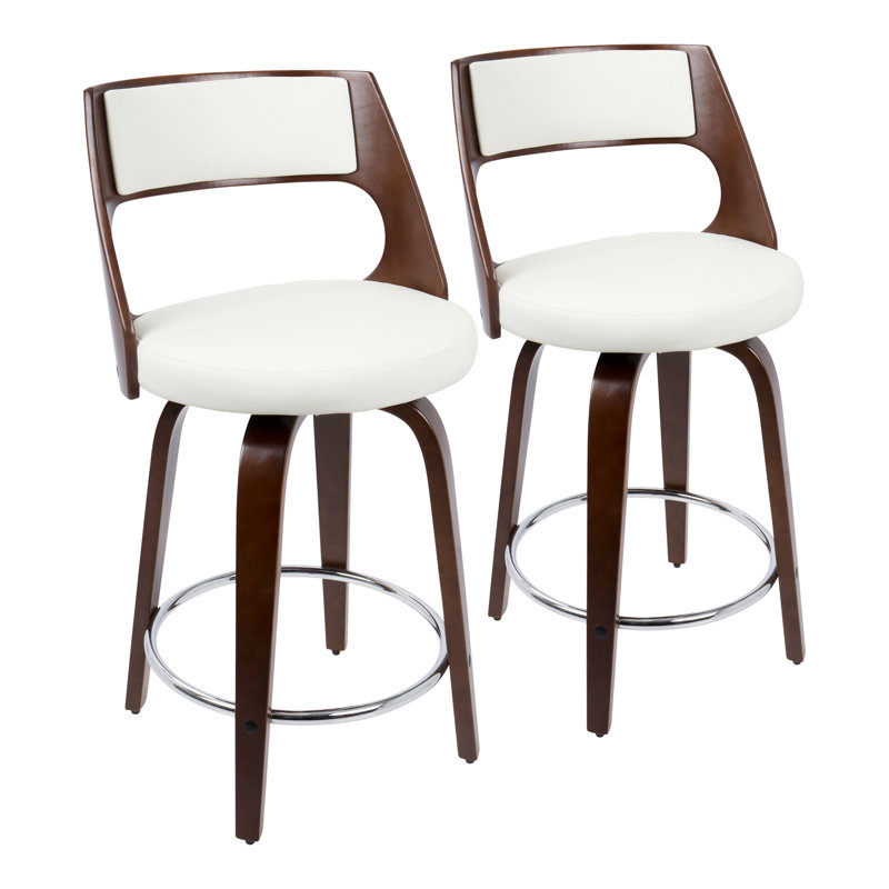 Tabouret de comptoir Cecina Mid-Century