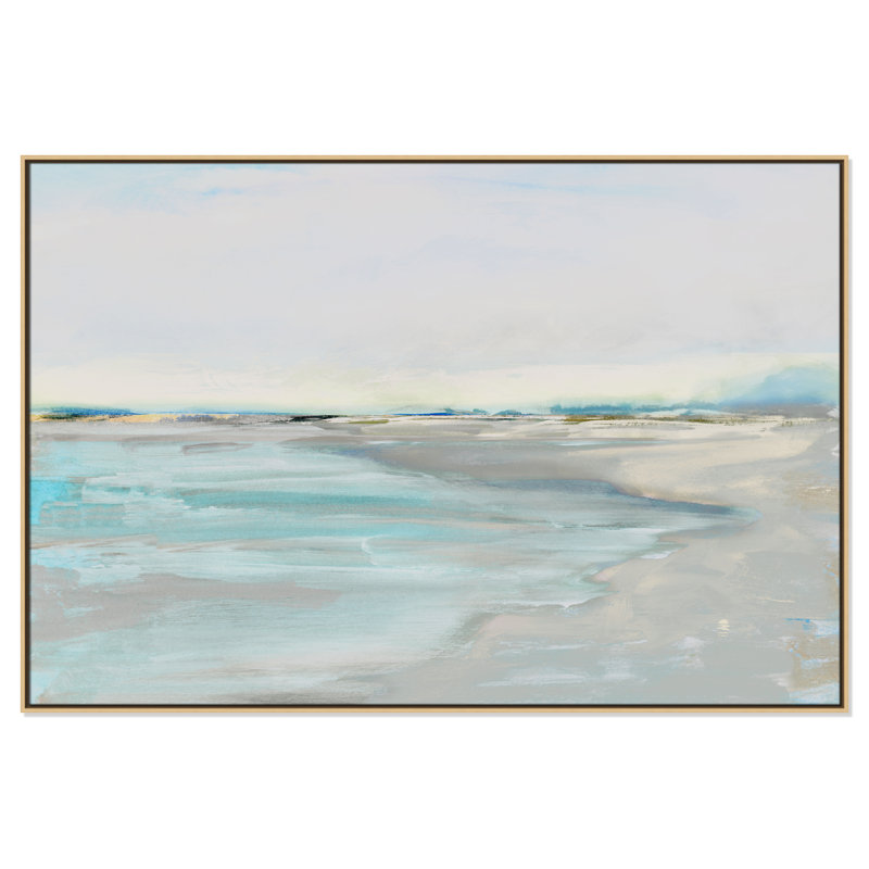 «Inlet at Dusk Print» par Val Rhodes, Naturel, H 41,5 po x l 61,5 po