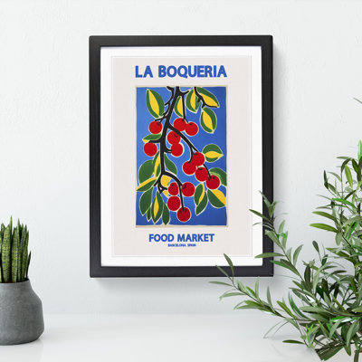 La Boqueria Food Market Exhibition 3 - Framed Print