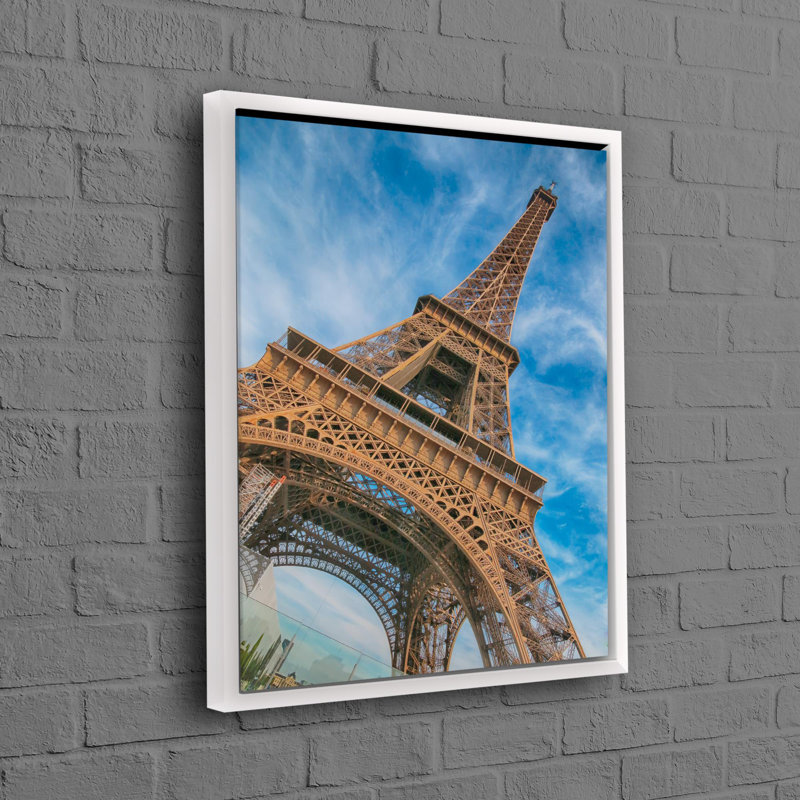Toile de la Tour Eiffel parisienne idéale pour l'esthétique des murs de chambre à coucher et les décorations murales pittoresques en coton