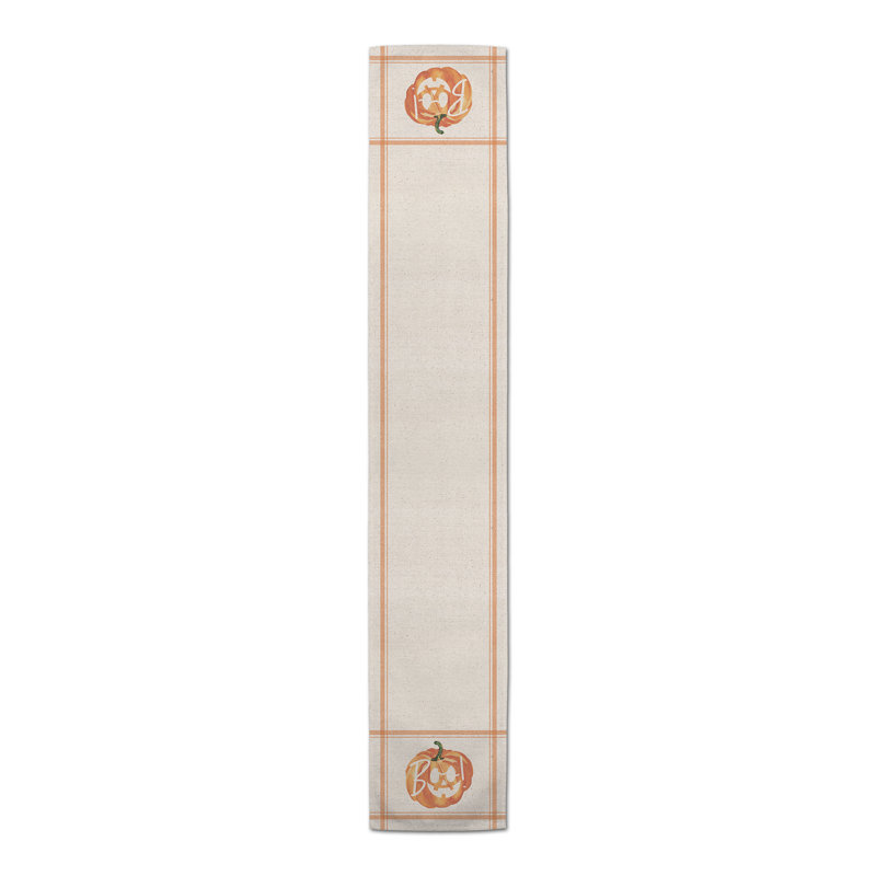 Chemin de table 100% coton Halloween