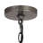 Ogrady 1 - Light Vintage Steel And Distressed Wood Single Pendant