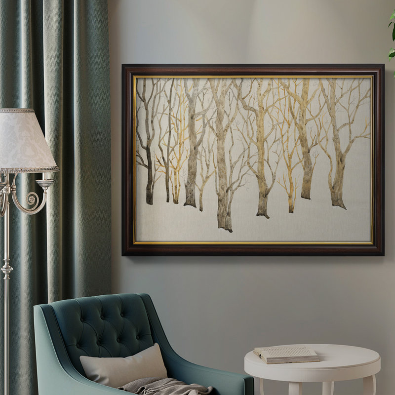 «Bare Trees I», toile encadrée de qualité supérieure, prête à être accrochée, H 16 po x l 20 po x P 1 po
