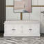 Banc de rangement avec 4 portes et tablettes réglables-1555636905