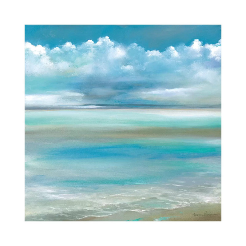 Tranquility by the Sea II, 66.04 cm H x 66.04 cm W x 1.91 cm D, Canvas