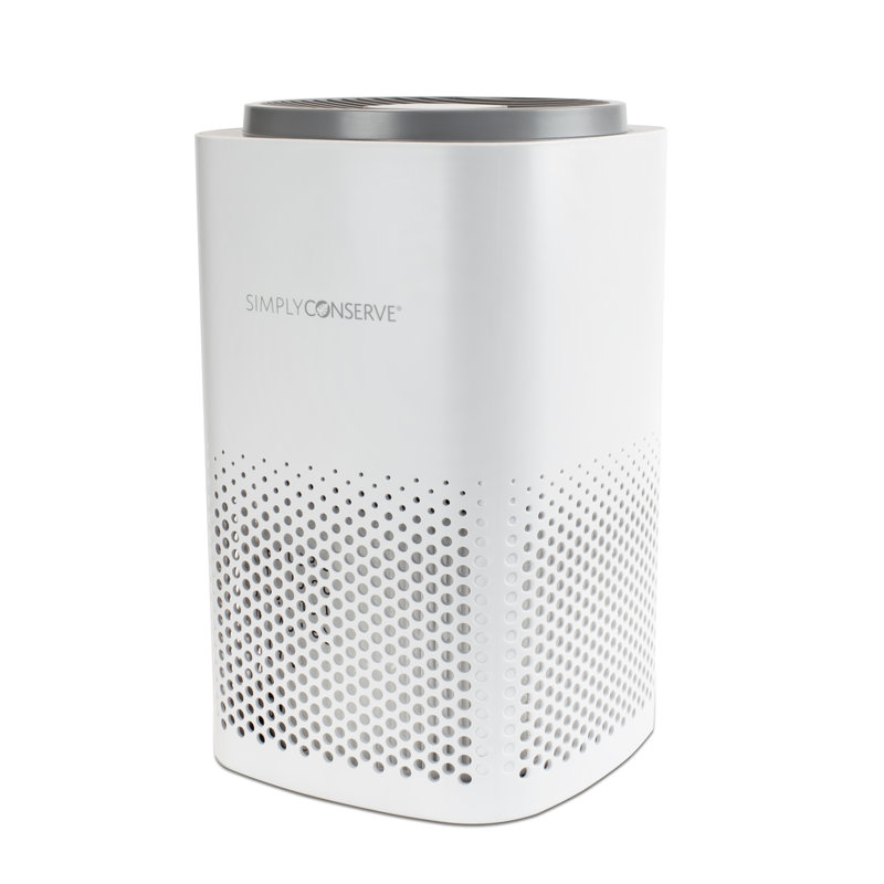 White Energy Star HEPA Air Purifier with Odor Control