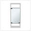 Uros Wall-Mounted Mirror Medicine Cabinet With One Door And Interior Storage Shelves, White