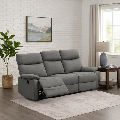 Aybri Upholstered 74'' Reclining Sofa