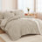 Andency California King Comforter Set Dark Emerald Green - 7 Pieces Bed in a Bag Cal King Bedding Comforter Sets, Tufted Lightweight Fluffy Bed Set with Comforter, Sheets, Pillowcases & Shams-124621819-124621823
